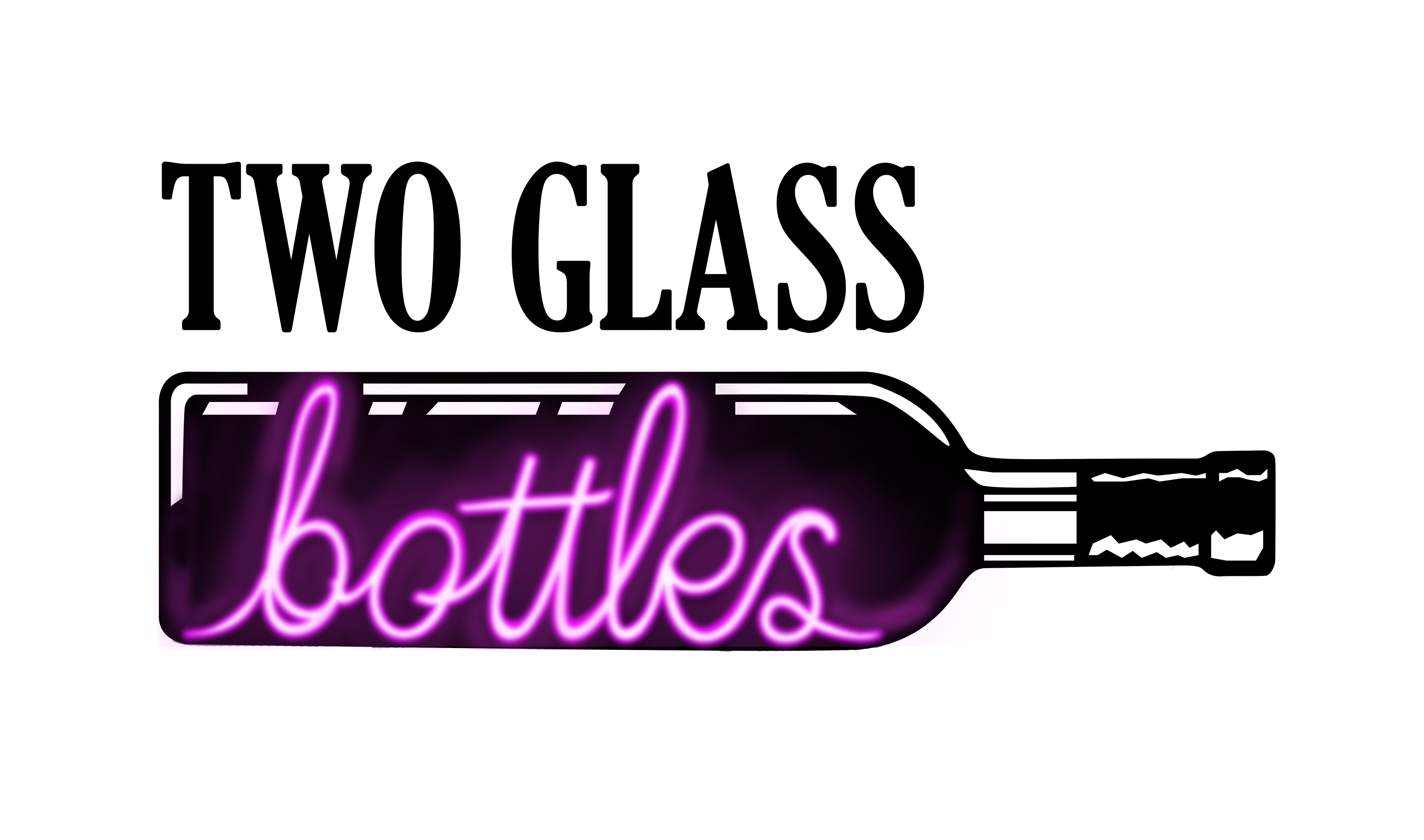 2 Glass Bottles